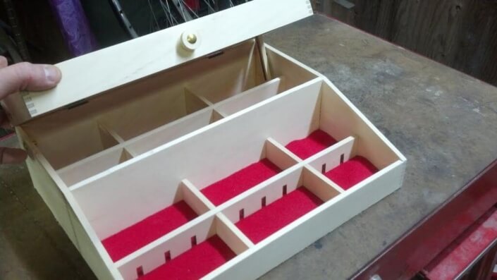 Cdr file Plywood Organizer pdf and ai file for laser cut cnc vector