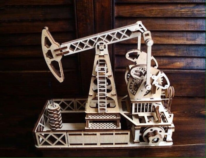 Oil Rig Files Oil Rig Model Laser Cutting File - Vikelaser