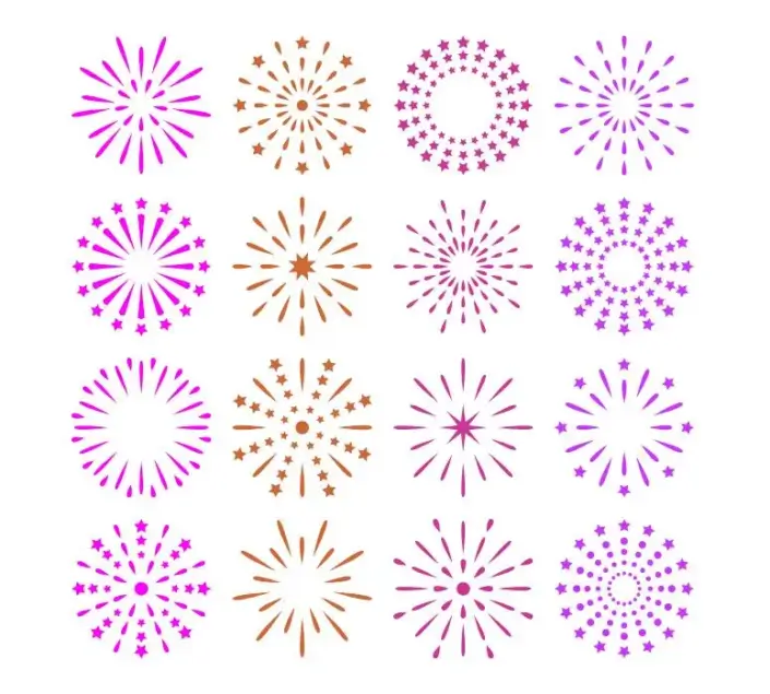 laser engraving marking Fireworks vector file free download